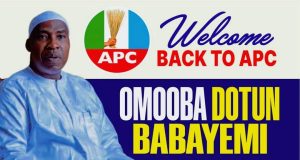 OSUN: Setback for Adeleke, PDP as Dotun Babayemi, Supporters Defect to APC OSUN: Setback for Adeleke, PDP as Dotun Babayemi, Supporters' Defect to APC