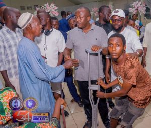Group Supports Physically Challenge People, Widows to Mark Adelabu 's 54th Birthday 