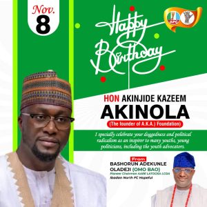 Omo Bao Hails Akinola, Extols His Leadership Prowess