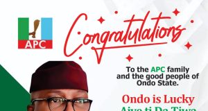 ONDO ELECTION: Repete Congratulates Aiyedetiwa, Urges Oyo APC to Learn Crisis Management