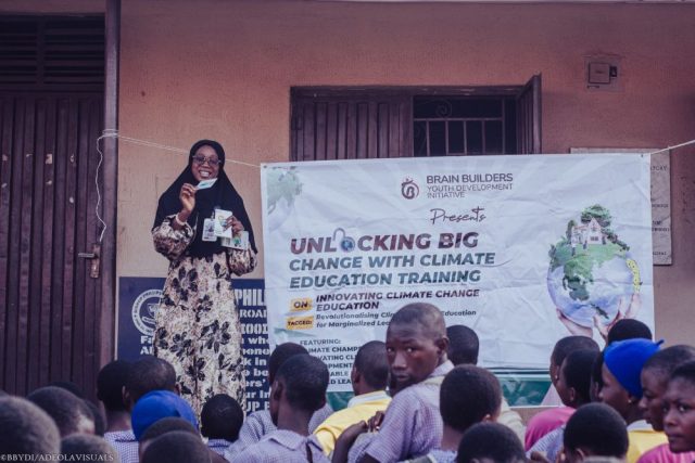 CLIMATE CHANGE: BBYDI Educates Secondary School Students in Ibadan