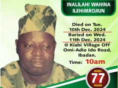 Alh. Bashiru Babalola’s Death, Great Loss to Oyo APC — Akeem Agbaje Mourns Oyo APC: Akeem Agbaje Mourns Alh. Bashiru Babalola's Death