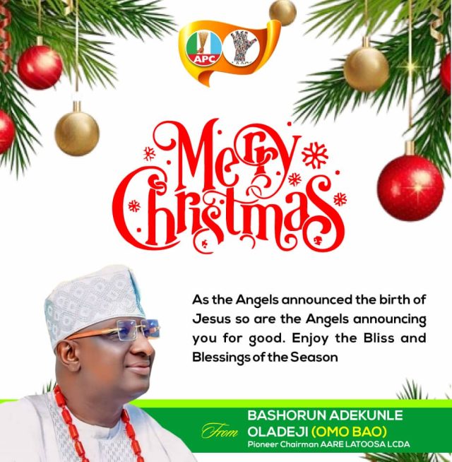 Xmas: Omo BAO Felicitates Christians at Christmas, Urges Unity and Love