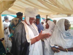 Dr. Olamide Junaid Congratulates Oyo APC Chieftain, Alh. Shina Alabi