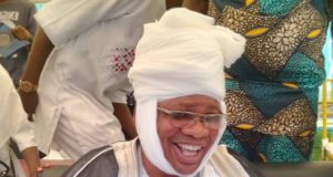 Dr. Olamide Junaid Congratulates Oyo APC Chieftain, Alh. Shina Alabi, on His Turbaning as ‘Agbesinga Adeen’