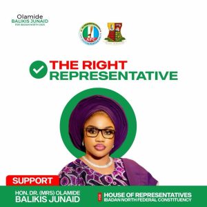 Dr. Olamide Junaid: The Right Representative for a Better Ibadan North