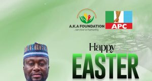 EASTER: Akinola Kazeem Felicitates with Christians EASTER: Akinola Kazeem Felicitates with Christians