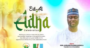 Oyo APC Reps Aspirant, Akinola, Felicitates Muslim Faithful on Eid-el-Kabir