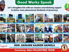 Egbeda/Ona-Ara: Service Before Office, Constituents Applaud Kazeem Akinola’s Humanitarian Work Akinola Kazeem, House of Representatives, APC, Nigeria, Abuja