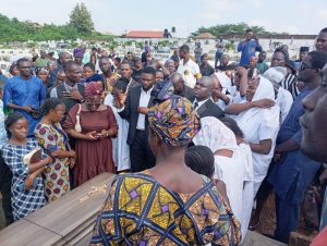 Testimonials, Tears As APC's Hon. Oluseye Olaoye's Body Laid To Rest