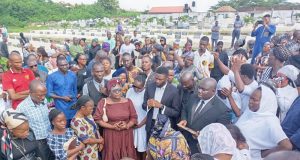 Testimonials, Tears As APC’s Hon. Oluseye Olaoye’s Body Laid To Rest