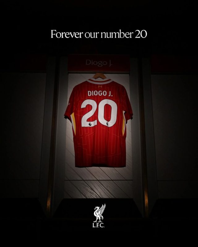 FB_IMG_1752270414233 Liverpool FC Retires Jersey Number 20 In Honor of Diogo Jota