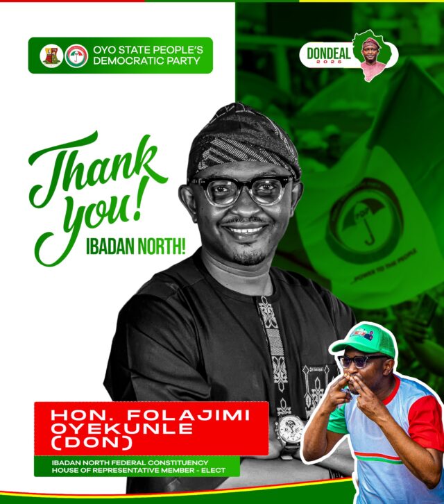PDP, Ibadan North, House of Representatives, Oyo State, Seyi Makinde,