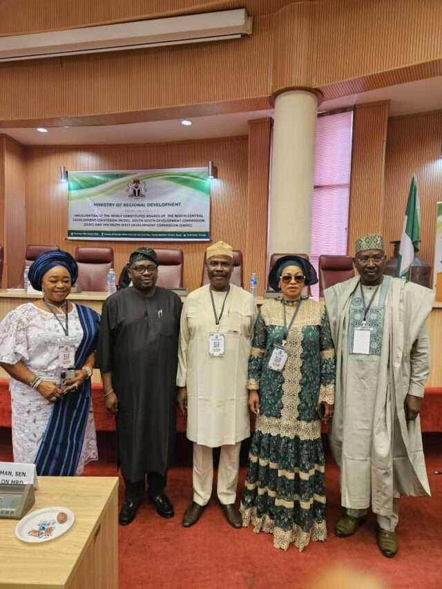 Olaoniye Congratulates Alh. Fatai Ibikunle as the ED Commercial and Environmental Development SWDC
