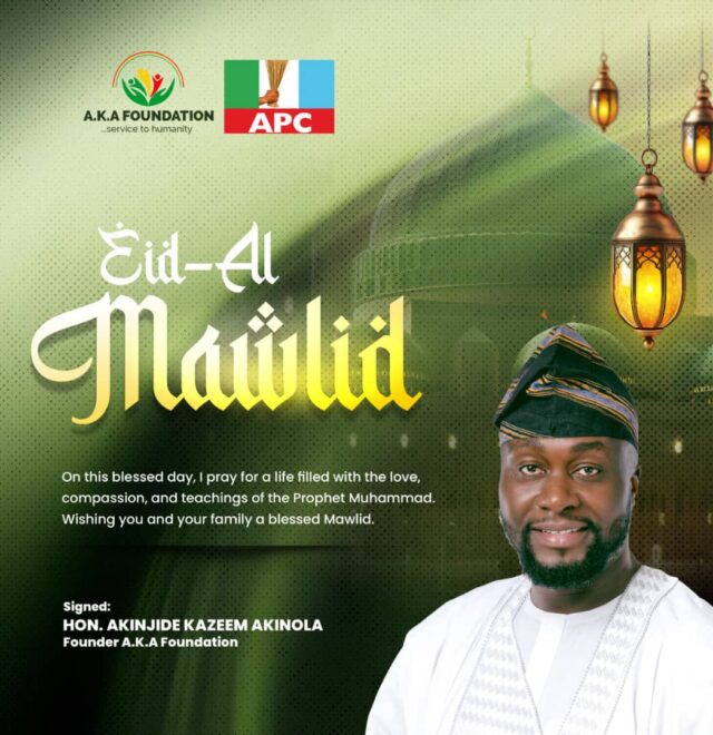 Eid el Maulud: Akinola Greets Muslims, Urges Mass PVC Registration in Egbeda/Ona-Ara