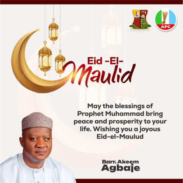 Barr Akeem Agbaje Felicitates Ummah on Eid ul-Mawlid Celebration
