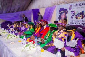 Amofin Adeoye Delivers 7th Chrisland Convocation Lecture As 44 Out Of 252 Graduands Bag First Class
