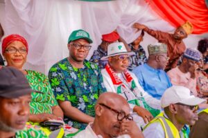 Oyo Guber Hopeful, Beulah Hails Political Movement's Presence At PDP National Convention (PHOTOS)