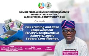 Hon. Olafisoye Wasiu Akinmoyede Lagelu/Akinyele Federal Constituency
