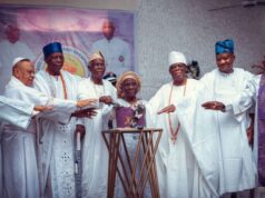 Agbaje Joins Clergymen to Honour Apostle Dr. Solomon Alao at C&S Unification Church Ceremony