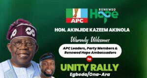 2027: Reps Aspirant, Akinola Welcomes Renewed Hope Ambassadors’ Campaign Team for Tinubu’s Re-election