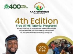Akinola Foundation Announces Free UTME Tutorials for Egbeda/Ona-Ara Candidates Akinola Foundation Announces Free UTME Tutorials for Egbeda/Ona-Ara Candidates