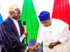 Ex-Deputy Governor, Adeyemo Sworn-in as Oyo APC Chair, Urges Support for Tinubu