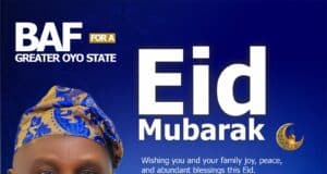Eid-el-Fitr: Oyo APC Guber Aspirant, Sen. Buhari Felicitates Muslims, Urges Sustenance of Ramadan Values