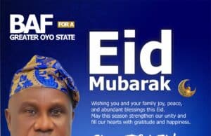 Eid-el-Fitr: Oyo APC Guber Aspirant, Sen. Buhari Felicitates Muslims, Urges Sustenance of Ramadan Values