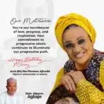 Oyo APC Guber Aspirant, Akeem Agbaje Celebrates Ambassador Florence Ajimobi, Applauds Grace, Strength, and Impact