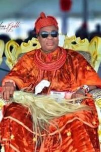 His Royal Majesty, Ehizogie Eluojierior I (JP), the Onogie of Igueben and Okaigun of Esanland,