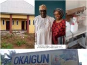 Igueben Community Agog As Chief Tony Aletor and Wife, Olayinka, Donate Vocational Centre