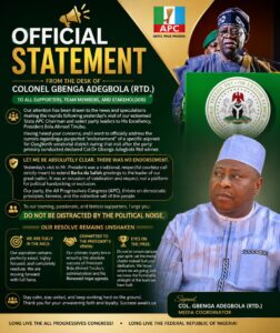 OYO NORTH: No Endorsement of Any Aspirant During Sallah Visit to Tinubu — Colonel Gbenga Adegbola
