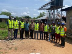 AKA Foundation Volunteers Inspect Ongoing Solar-Powered Streetlights Installation in Olode Adetoun Village