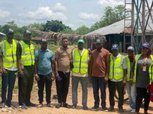AKA Foundation's Volunteers Inspects Solar-Powered Streetlights Installation in Olode Adetoun Village