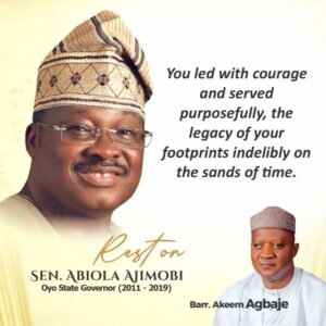 ‎Ajimobi Remembrance: BarrAkeem Agbaje Reflects on Ajimobi’s Legacy, Says His Footprints Remain Indelible