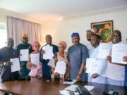 Oyo APC’s Three Senators, 14 Reps Candidates Pick Up INEC Nomination Forms (PHOTOS)