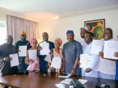 Oyo APC’s Three Senators, 14 Reps Candidates Pick Up INEC Nomination Forms (PHOTOS)
