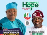 Oyo Politics Takes New Turn as Makinde’s Ally, Mogaji Oloko Mounts Tinubu, Alli’s Billboards in His Ibadan Office