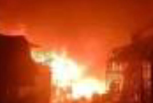 Agbaje Commiserates with Bode Market Traders Following Fire Outbreak