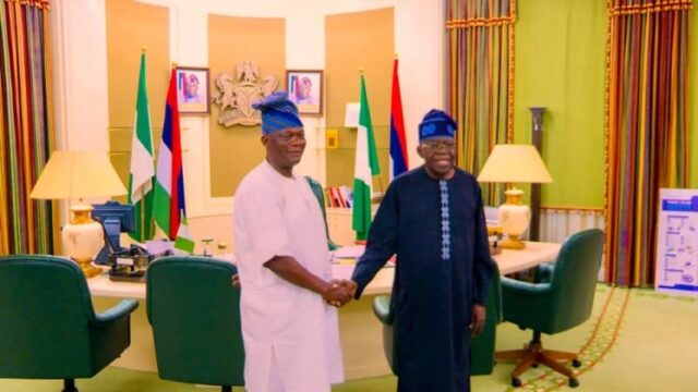 Tinubu, Folarin Meeting Signals Major Reconciliation Move in Oyo APC