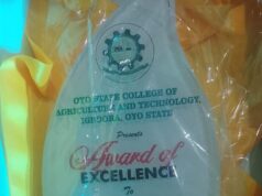 OYSCATECH Honours Sarafa Olaoniye, Recognises His Philanthropism, Community Development